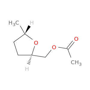 2-Furanmethanol, tetrahydro-5-methyl-, acetate, trans-