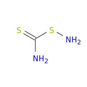 Thiohydroxylamine, S-(aminothioxomethyl)-