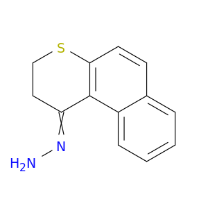 1H-Naphtho[2,1-b]thiopyran-1-one, 2,3-dihydro-, hydrazone