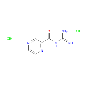 N-Carbamimidoylpyrazine-2-carboxamide Dihydrochloride