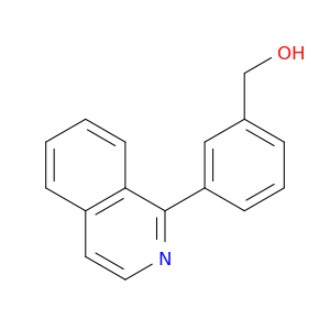 Benzenemethanol,4-(4-isoquinolinyl)-
