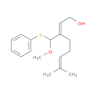 2,6-Octadien-1-ol, 3-[methoxy(phenylthio)methyl]-7-methyl-, (E)-