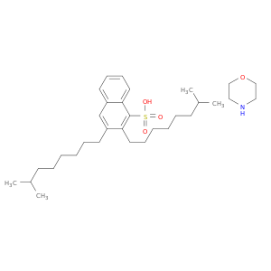 Naphthalenesulfonic acid, diisononyl-, compd. with morpholine (1:1)