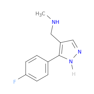 N-{[5-(4-Fluorophenyl)-1H-pyrazol-4-yl]methyl}-N-methylamine