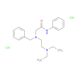 Acetamide,2-[[2-(diethylamino)ethyl](phenylmethyl)amino]-N-phenyl-, hydrochloride (1:2)
