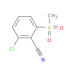 2-chloro-6-methanesulfonylbenzonitrile