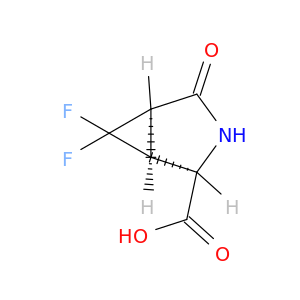 3-Azabicyclo[3.1.0]hexane-2-carboxylicacid, 6,6-difluoro-4-oxo-, (1S,2R,5R)-