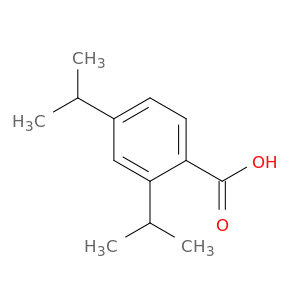 Benzoic acid,2,4-bis(1-methylethyl)-