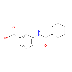 3-(Cyclohexanecarboxamido)benzoic acid