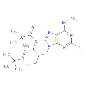 2,2-DIMETHYL-PROPANOIC ACID 3-(2-CHLORO-6-METHYLAMINOPURIN-9-YL)-2-(2,2-DIMETHYL-PROPIONYLOXYMETHYL)-PROPYL ESTER