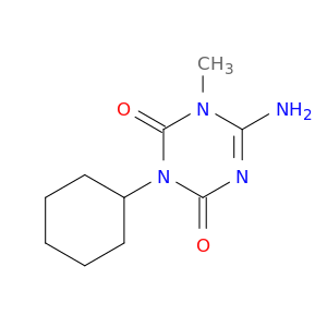 1,3,5-Triazine-2,4(1H,3H)-dione, 6-amino-3-cyclohexyl-1-methyl-
