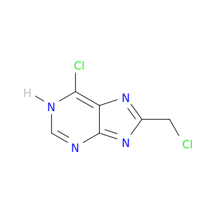 1H-Purine, 6-chloro-8-(chloromethyl)-