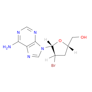 Adenosine,2'-bromo-2',3'-dideoxy- (9CI)