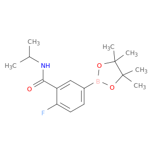 4-氟-3-（异丙基氨甲酰基）苯基硼酸频那醇酯