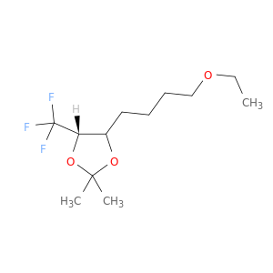 1,3-Dioxolane, 4-(4-ethoxybutyl)-2,2-dimethyl-5-(trifluoromethyl)-, (5S)-