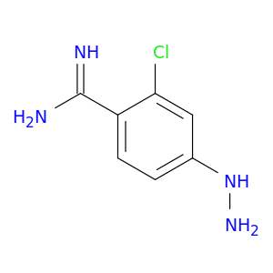 Benzenecarboximidamide, 2-chloro-4-hydrazino-