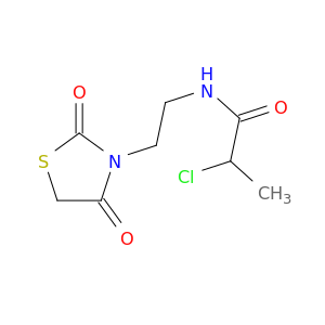 2-Chloro-N-[2-(2,4-dioxo-1,3-thiazolidin-3-yl)ethyl]propanamide