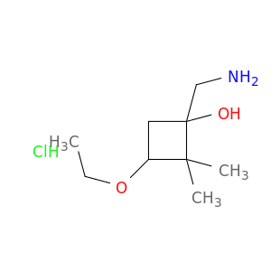 1-(Aminomethyl)-3-ethoxy-2,2-dimethylcyclobutan-1-ol hydrochloride