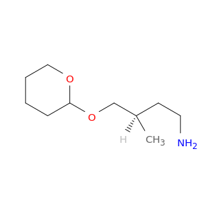 1-Butanamine,3-methyl-4-[(tetrahydro-2H-pyran-2-yl)oxy]-, (3R)-