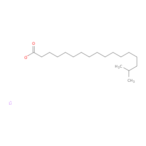 Isooctadecanoic acid,lithium salt (9CI)