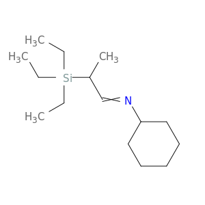 Cyclohexanamine, N-[2-(triethylsilyl)propylidene]-