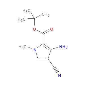 tert-butyl 3-amino-4-cyano-1-methyl-1H-pyrrole-2-carboxylate