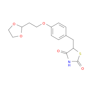2,4-Thiazolidinedione, 5-[[4-[2-(1,3-dioxolan-2-yl)ethoxy]phenyl]methyl]-