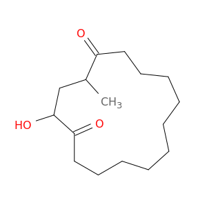 1,5-Cyclopentadecanedione, 2-hydroxy-4-methyl-