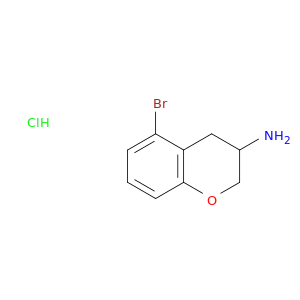 5-Bromo-3,4-dihydro-2h-1-benzopyran-3-amine hydrochloride