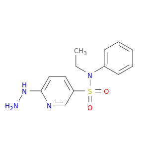 N-Ethyl-6-hydrazinyl-N-phenylpyridine-3-sulfonamide