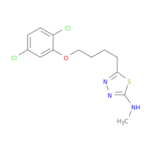 1,3,4-Thiadiazol-2-amine, 5-[4-(2,5-dichlorophenoxy)butyl]-N-methyl-