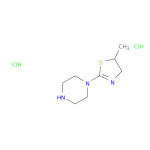 1-(5-methyl-4,5-dihydro-1,3-thiazol-2-yl)piperazine dihydrochloride