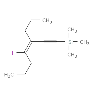 Silane, [(3E)-4-iodo-3-propyl-3-hepten-1-ynyl]trimethyl-