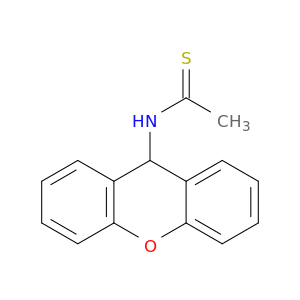 N-(9H-XANTHEN-9-YL)ETHANETHIOAMIDE