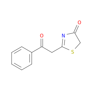 4(5H)-Thiazolone, 2-(2-oxo-2-phenylethyl)-