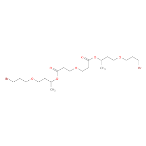 4-(3-bromopropoxy)butan-2-yl 3-[2-[4-(3-bromopropoxy)butan-2-yloxycarbonyl]ethoxy]propanoate