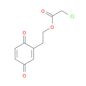 Acetic acid, chloro-, 2-(3,6-dioxo-1,4-cyclohexadien-1-yl)ethyl ester
