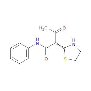 Butanamide, 3-oxo-N-phenyl-2-(2-thiazolidinylidene)-