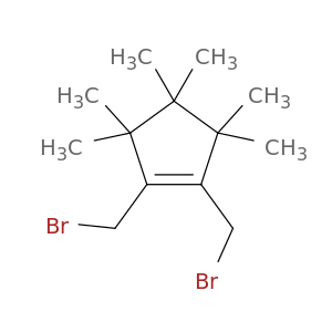 Cyclopentene, 1,2-bis(bromomethyl)-3,3,4,4,5,5-hexamethyl-
