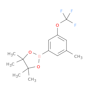 4,4,5,5-Tetramethyl-2-(3-methyl-5-(trifluoromethoxy)phenyl)-1,3,2-dioxaborolane