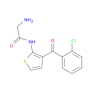 2-氨基-N-[3-(2-氯苯甲酰基)-2-噻吩基]乙酰胺