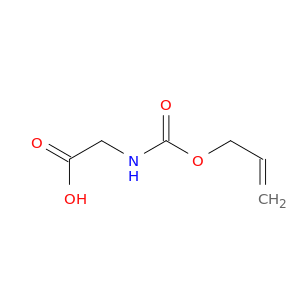N-(烯丙氧羰基)甘氨酸