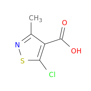 4-Isothiazolecarboxylic acid, 5-chloro-3-methyl-
