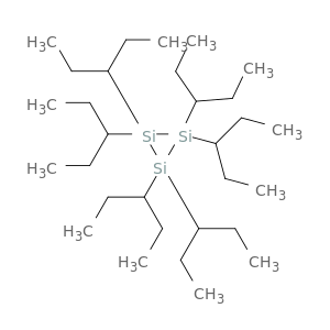 Cyclotrisilane, hexakis(1-ethylpropyl)-