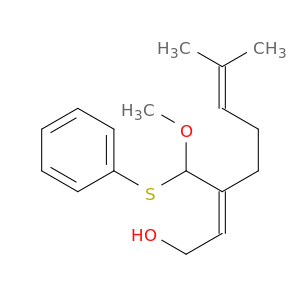 2,6-Octadien-1-ol, 3-[methoxy(phenylthio)methyl]-7-methyl-, (Z)-