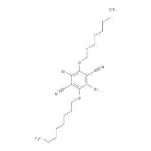 1,4-Benzenedicarbonitrile, 2,5-dibromo-3,6-bis(octyloxy)-