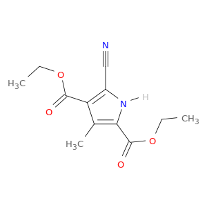 DIETHYL 5-CYANO-3-METHYL-1H-PYRROLE-2,4-DICARBOXYLATE