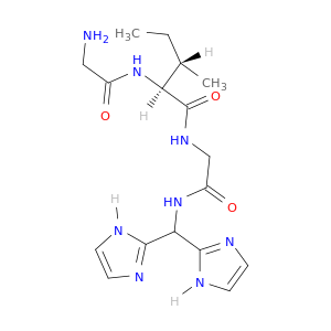 Glycinamide, glycyl-L-isoleucyl-N-(di-1H-imidazol-2-ylmethyl)-