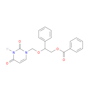 2,4(1H,3H)-Pyrimidinedione, 1-[[2-(benzoyloxy)-1-phenylethoxy]methyl]-