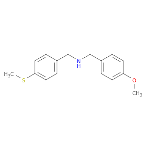 (4-METHOXYBENZYL)[4-(METHYLTHIO)BENZYL]AMINE